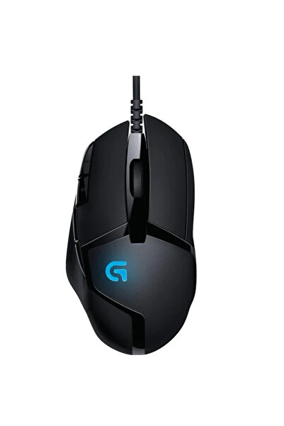 logitech ماوس ألعاب سلكي G402 أسود اللون، مزود بـ 8 أزرار قابلة للبرمجة، ومحرك Fusion عالي السرعة، وإضاءة RGB.
