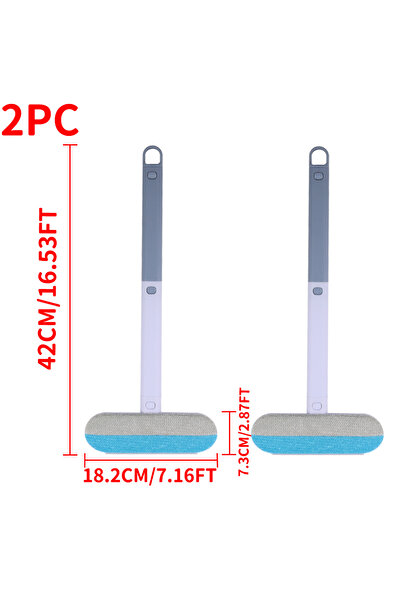 Choice مزيل شعر الحيوانات الأليفة متعدد الوظائف (قطعتان)، قابل لإعادة الاستخد...