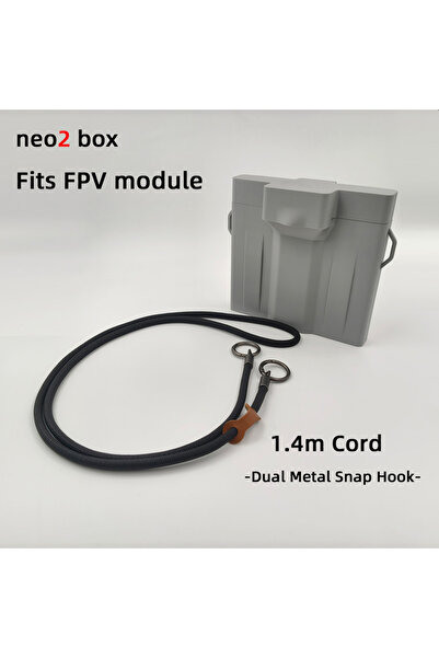 Choice يناسب مجموعة وحدات FPV، غطاء صلب مقاوم للصدمات لوحدة FPV لطائرة DJI Neo 2، مطبوع ثلاثية الأبعاد، مقاوم للماء، مصمم خصيصًا