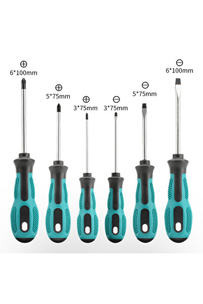 choice2 مجموعة أدوات إصلاح مكونة من 6 قطع (6/7/9 قطع) - طقم مفكات براغي مغناط...