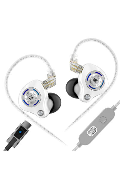 Choice سماعات أذن سلكية عالية الدقة للألعاب من نوع Gale White EQ-Type-C KZ Ga...