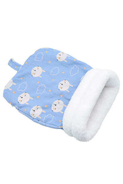 Choice سرير قطط جديد أزرق قابل للغسل، ناعم ودافئ، بتصميم نفق شبه مغلق، متوفر ...