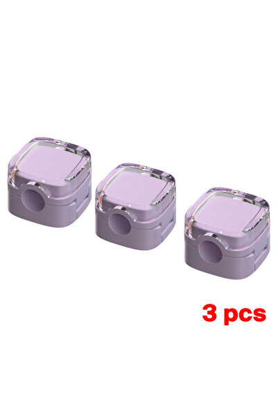 Choice 3 قطع من مشابك الكابلات المغناطيسية الأرجوانية، حامل كابلات USB ناعم و...