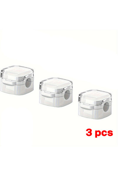 Choice 3 قطع من مشابك الكابلات المغناطيسية البيضاء، كابل USB، حامل كابلات ناع...