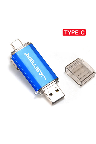 Choice 128 GB Blue JASTER Pendrive Type C OTG USB Flash Drive 128GB 64GB 32GB 16GB 8GB 4GB Memory Stick 2.0