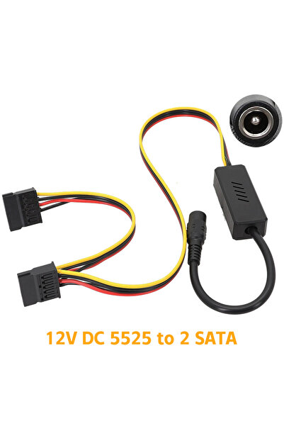 Choice كابل إمداد طاقة محرك الأقراص الصلبة SATA 1 قطعة DC 5525 إلى SATA، تيار...
