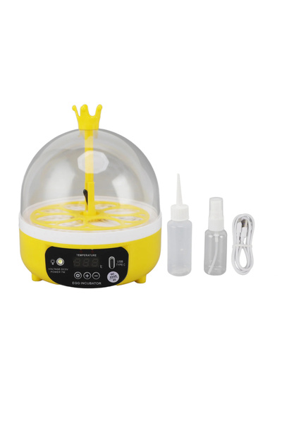 Choice حاضنة بيض منزلية صغيرة أوتوماتيكية، تحكم تلقائي في درجة الحرارة والرطو...