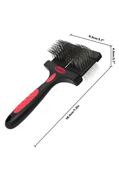 Choice فرشاة حيوانات أليفة سوداء مزدوجة الجوانب، فرشاة شعر للكلاب والقطط، شعي...