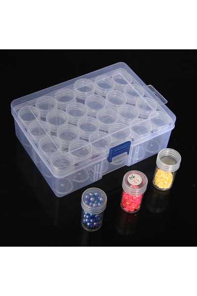 Choice 24 Grid 1pcs24 Grid Plastic Storage Box, DIY Diamond Painting, Handicraft Accessories Storage Box, B