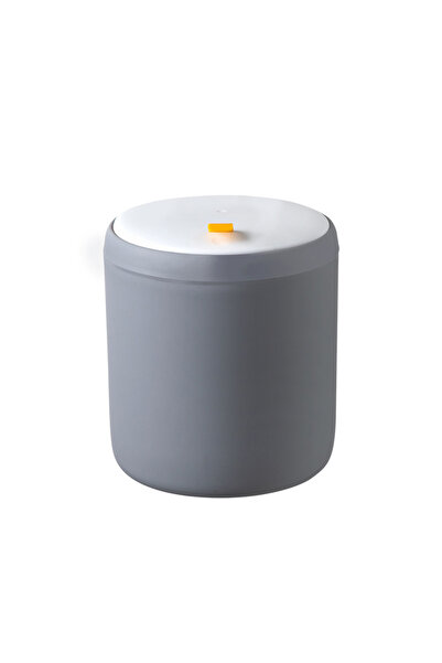 Choice Gray Mini Waste Bin Desktop Office Trash Can Home Garbage Basket Table Plastic Organizer Office Supp