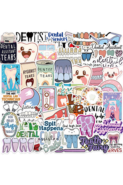choice2 ٥٠ قطعة، ١٠/٣٠/٥٠ قطعة، ملصقات أسنان، ملصقات العناية بالأسنان، ملصقات...