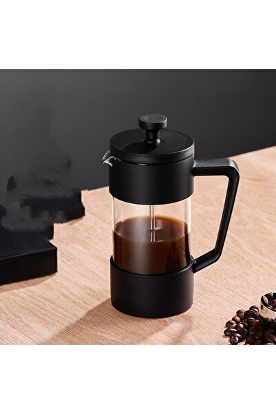 Choice ماكينة قهوة جيانكسي سوداء اللون سعة 350 مل، مكبس قهوة فرنسي مع فلتر، م...