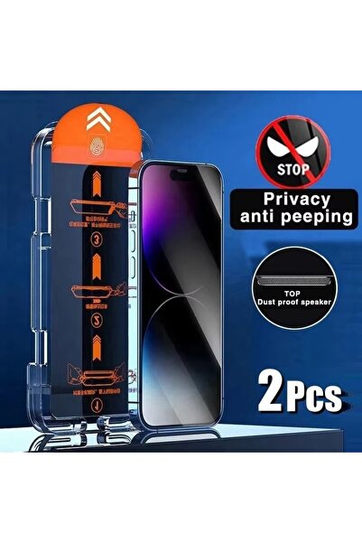 Choice22 واقي شاشة مضاد للتجسس (قطعتان) لهاتف آيفون 15 بلس، واقي شاشة للخصوصي...