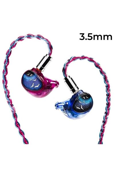 Choice سماعات أذن داخلية هجينة من نوع Kinera Celest Phoenixcall، لون بنفسجي-أ...