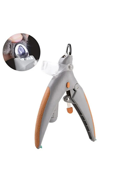 Choice مقص أظافر LED واحد، مزود بإضاءة LED، مقص أظافر للحيوانات الأليفة مع وظيفة تكبير الصوت، خاص للكلاب والقطط