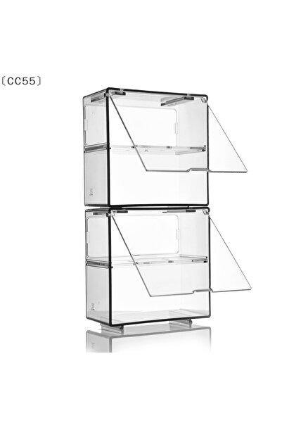 Choice 〔CC55〕 صندوق عرض سيارات صغير الحجم ذو طبقتين، صندوق تخزين شفاف مقاوم للغبار، كبير...