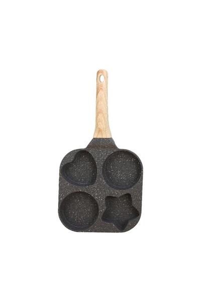 Choice black Pancake Pan Heat Resistant Handle Breakfast Maker Kitchen Cooking Tool Omelet Pan for Steak Ve