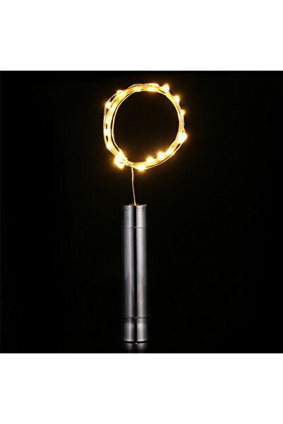 Choice Warm White-10pcs 10PCS 20LED Sliver Wine Bottle Cork Light AA Battery ...