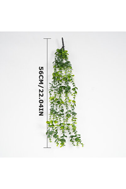 Choice قطعة واحدة (بدون وعاء) T87-01 نباتات معلقة، كروم خضراء صناعية متدلية ل...