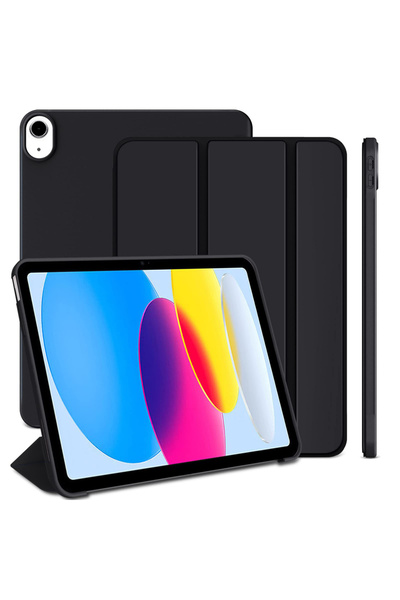 Choice جراب أسود لجهاز iPad من الجيل العاشر والحادي عشر (A16) مقاس 11 بوصة (2...