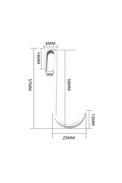 Choice 5 قطع من الخطافات الفضية متعددة الأغراض لتعليق الملابس والمعاطف والقبع...