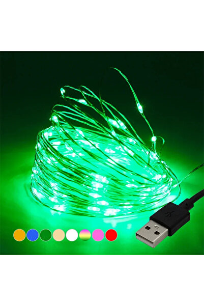 Choice أضواء سلسلة نحاسية خضراء بطول 20 مترًا، قابلة للتمديد من 1 إلى 20 مترً...