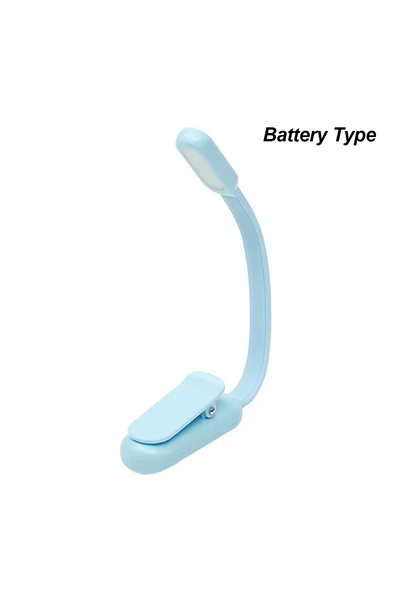 Choice مصباح قراءة صغير LED قابل لإعادة الشحن عبر منفذ USB، بإضاءة متغيرة الس...
