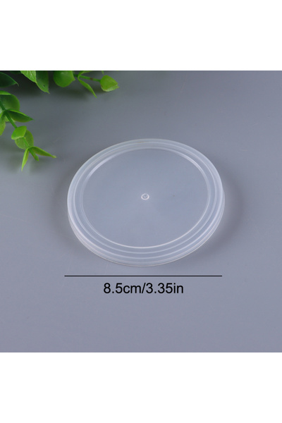 Choice 5 قطع من أغطية علب الطعام الشفافة القابلة لإعادة الاستخدام من مادة ABS، لحفظ الطعام طازجًا. أغطية معدنية منزلية