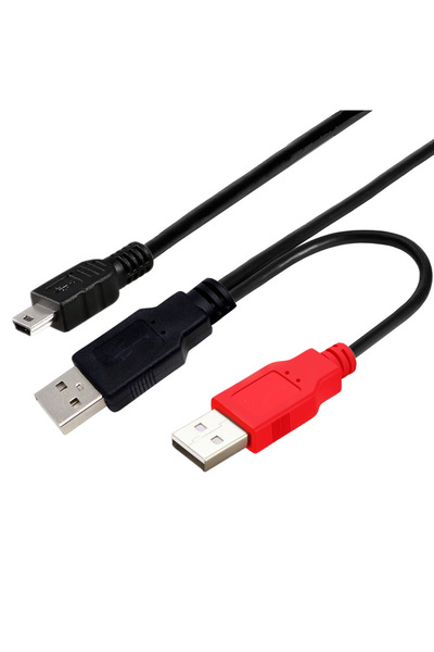 BSN 0.8m Mini 0.8m For Mobile Hard Disk Printer Y-type Data Cable Double Head...