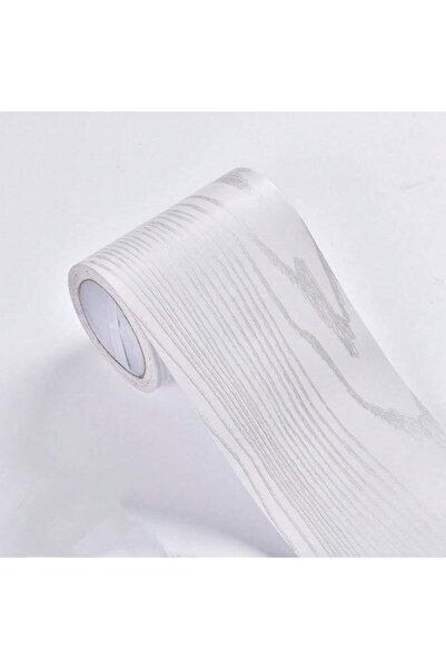 Choice ملصق حائط بنمط حبيبات الخشب، قطعة واحدة، لون خشب البلوط الفضي، 5 × 10 ...