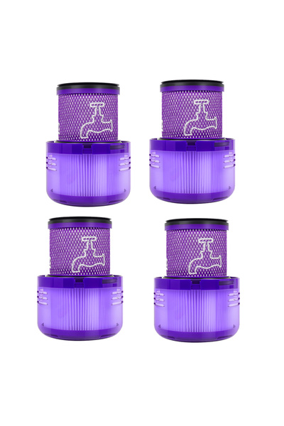 Choice 4 قطع من ملحقات فلتر HEPA القابل للغسل من دايسون، متوافقة مع أجهزة داي...