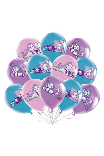 Choice 12 قطعة (عبوة واحدة) بالون لاتكس على شكل صائد الشياطين مقاس 12 بوصة، ن...