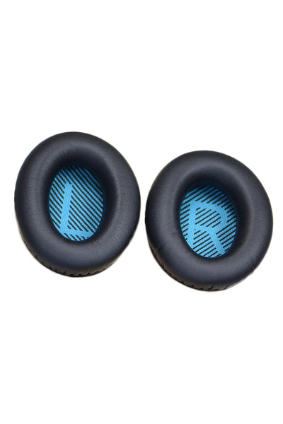 Choice وسادات أذن بديلة باللونين الأسود والأزرق لسماعات Bose QC2 وQC15 وQC25 ...