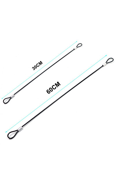 Choice 30cm and 60cm Camera Anti-lost Wire Rope for DJI Action 6 5 4 Insta360...