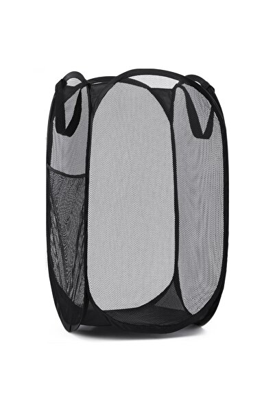 Choice 1 Pack Large Laundry Basket Collapsible Mesh Pop Up Laundry Hamper Side Pocket Breathable Clothes St