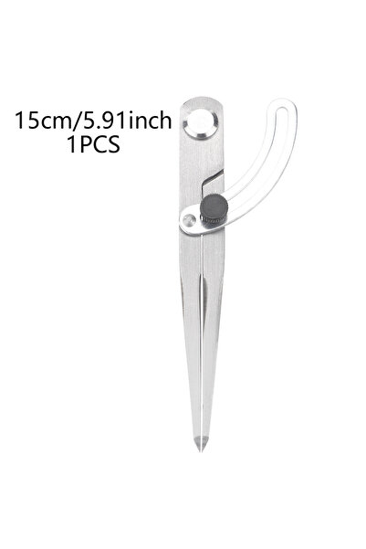 Choice1 أداة بوصلة لصناعة الجلود، طولها 15 سم، قطعة واحدة - مقياس تباعد قابل ...