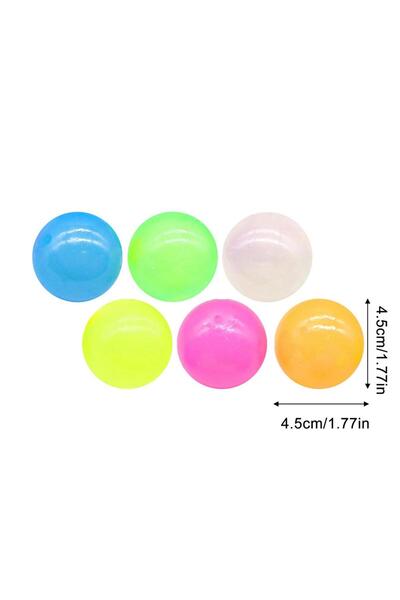 Choice ٦ قطع من كرات الحائط المضيئة، كرات لاصقة للسقف، ألعاب تخفيف التوتر، كر...