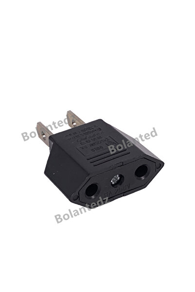 Choice محول طاقة أمريكي إلى أوروبي أسود 4.0 مم للسفر من الولايات المتحدة إلى ...