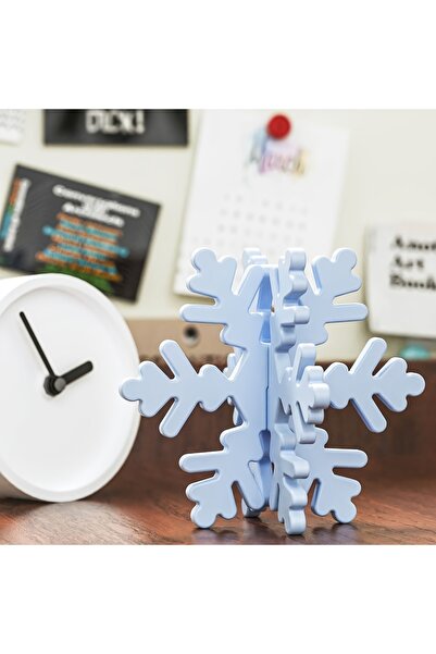 Choice قالب سيليكون على شكل ندفة ثلجية واحد لصنع منحوتتين من الجبس، قالب صب الراتنج، مناسب لـ...