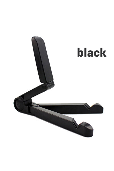 Choice1 Black Universal Tablet Holder Desktop Folding Simple Easy To Carry Mo...