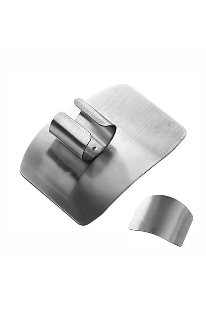 Choice قطعة واحدة من واقي الأصابع الفضي القابل للتعديل المصنوع من الفولاذ المقاوم للصدأ للطهي - أداة حماية من القطع أثناء التقطيع،