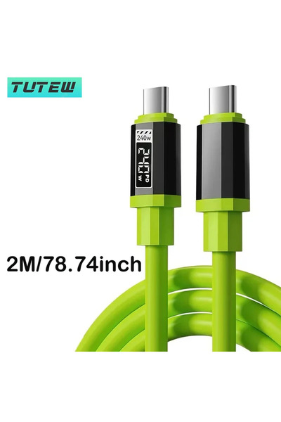 Choice C-C 2M Universal 240W Type C To Type C High Power Charger Cord with Po...