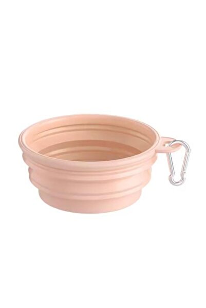 Choice وعاء ماء قابل للطي للكلاب والقطط، وردي اللون، سعة 350 مل/1000 مل، مناس...