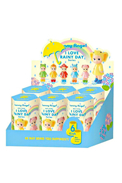 Choice مجموعة عشوائية من 6 قطع من مجسمات أنمي صغيرة من سلسلة "أحب الأيام الممطرة" (متوفرة في صناديق مفاجآت) - زينة للهاتف أو السيارة