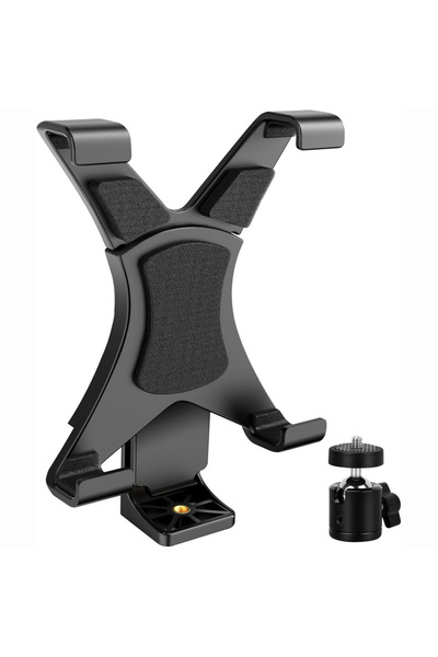 Choice black Universal Tablet Stand Adapter with Vientiane Gimbal for Tripod/...