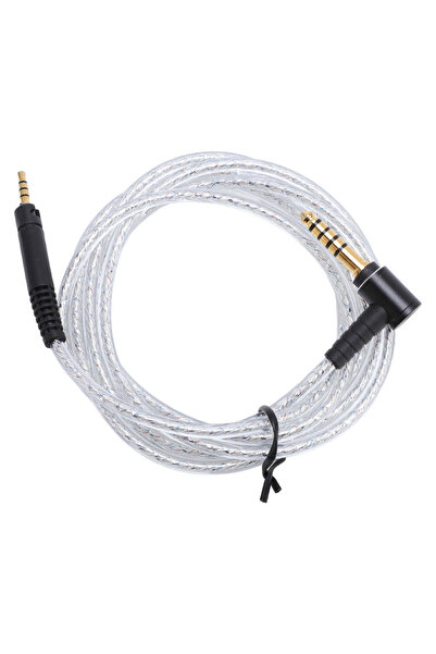 Choice كابل سماعات رأس أبيض اللون، بمقبس متوازن من 2.5 مم إلى 4.4 مم، متوافق ...