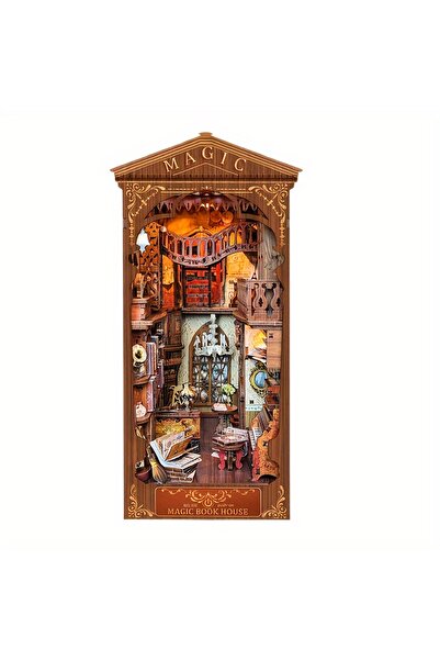 Choice مجموعة ركن الكتب متعددة الألوان، قطعة واحدة، طقم نموذج تجميعي، ديكور ر...