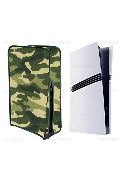 Choice غطاء حماية شفاف أخضر اللون لجهاز PS5 Pro، مقاوم للخدوش والغبار.