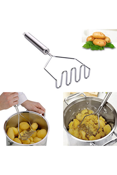 Choice أداة هرس البطاطس اليدوية المصنوعة من الفولاذ المقاوم للصدأ، آلة هرس ال...