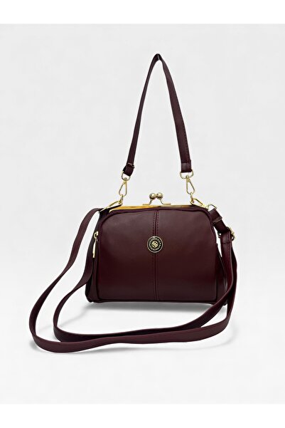 Sanmorris Geantă pentru femei Scholar, cu bretea crossbody compartimente, reglabilă, din piele artificială moale, pentru umăr și crossbody